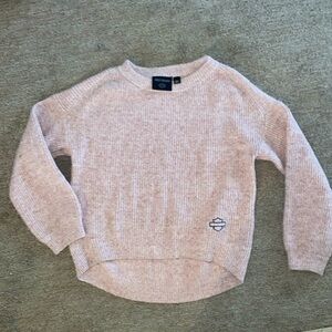 Harley Davidson Pink Knit Crew Neck Sweater XS